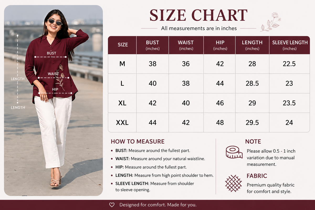 Women's Embroidered Co-ord Set with White Pants | Casual Stylish Co-ord Set for Women