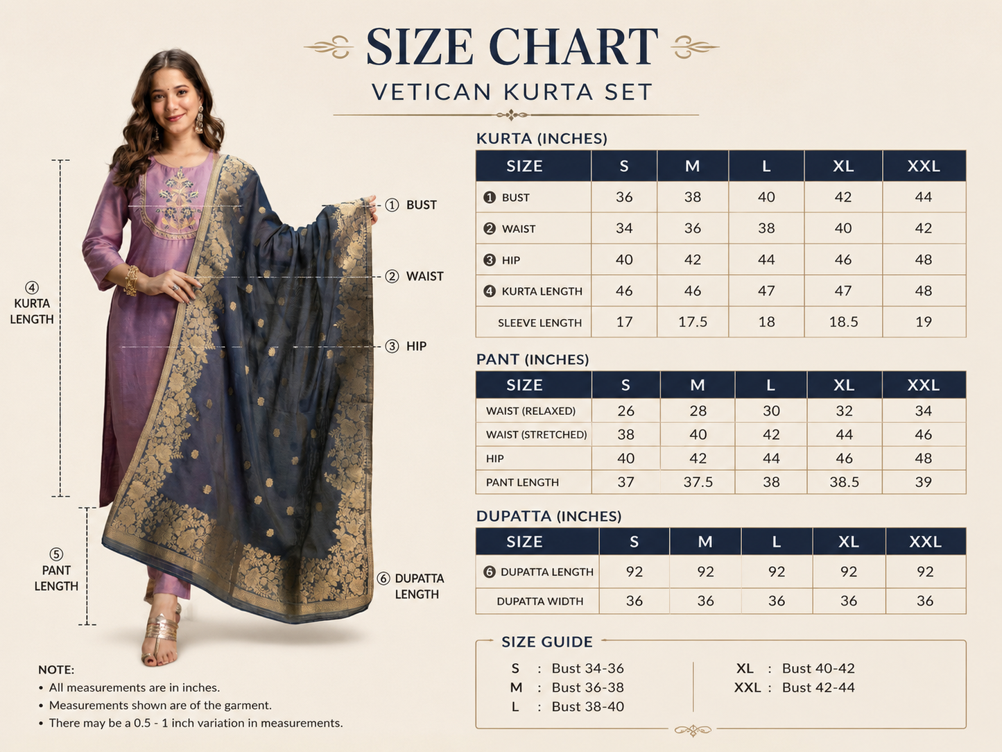 Women's Lavender & Mustard Yellow Embroidered Vetican Kurta Pant Set with Banarasi Dupatta | Festive Ethnic Wear