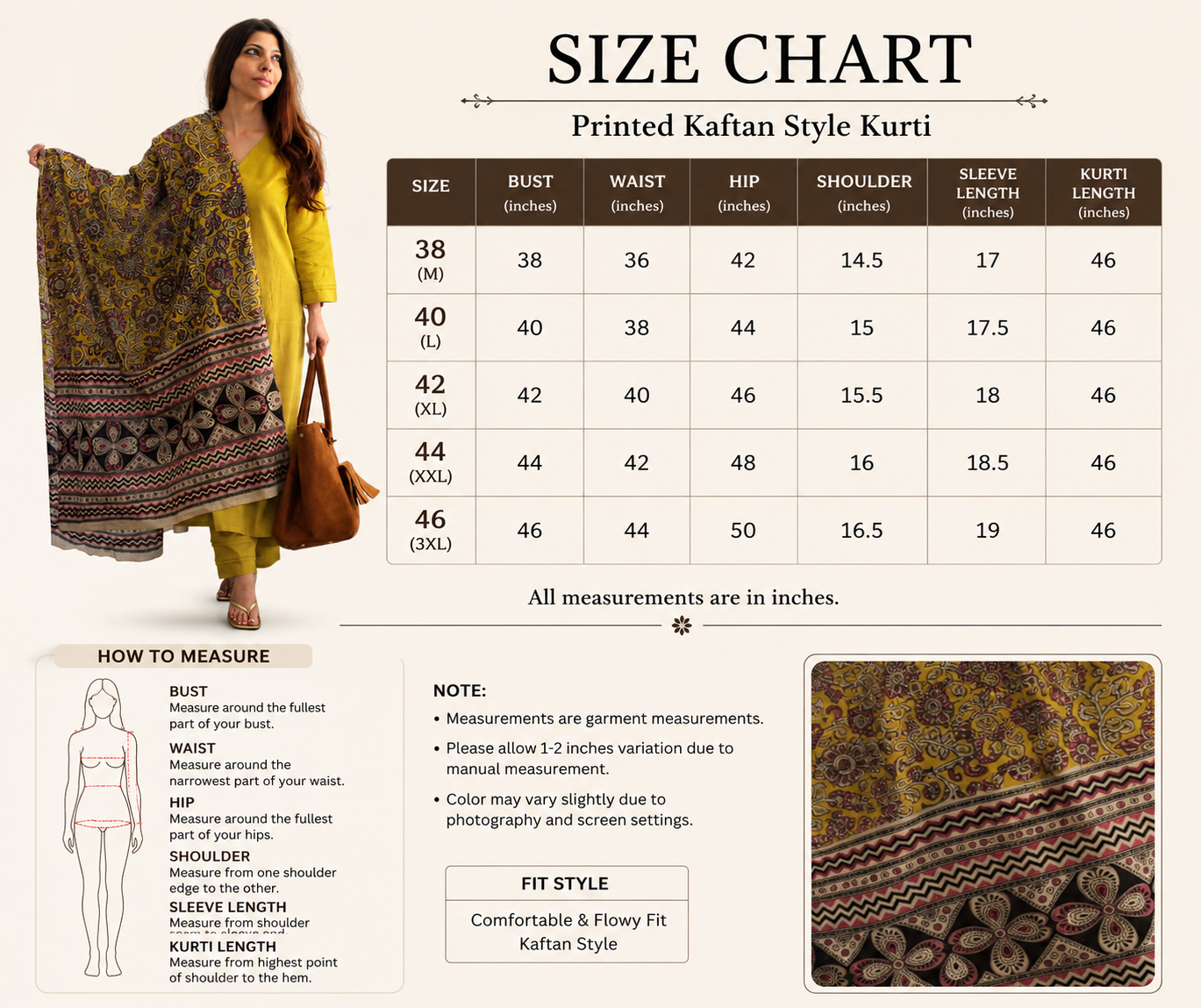 Women's Mustard Yellow Kurti Palazzo Set with Printed Dupatta | Ethnic Cotton Suit Set